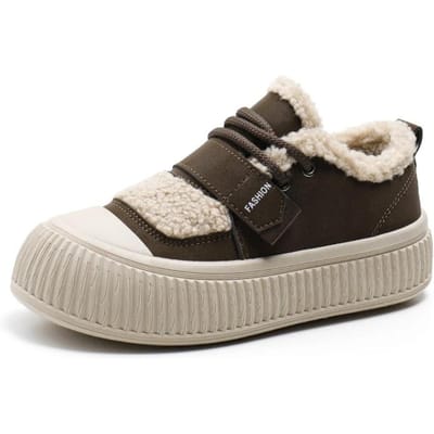 Winter Dames Palftorm Katoenen Schoenen Houd Warm Plus Fluwelen Lage Top Sneakers voor Dames Buiten Casual Wandelschoenen Enkellaarsjes 40 black