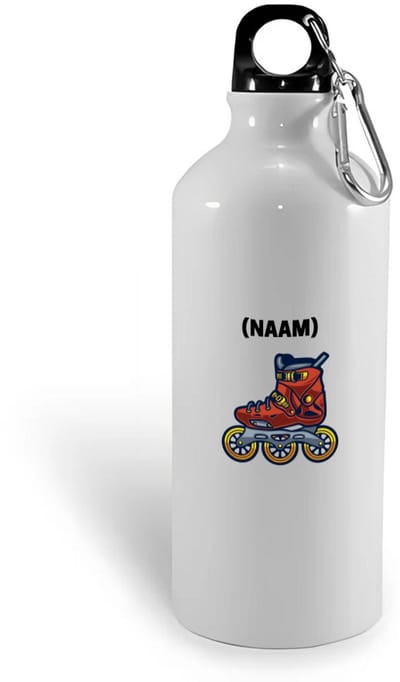 Hacebo® - Skeeleren met eigen naam waterfles - Sport - Skeeleraars - Skaten - water fles - 400ML