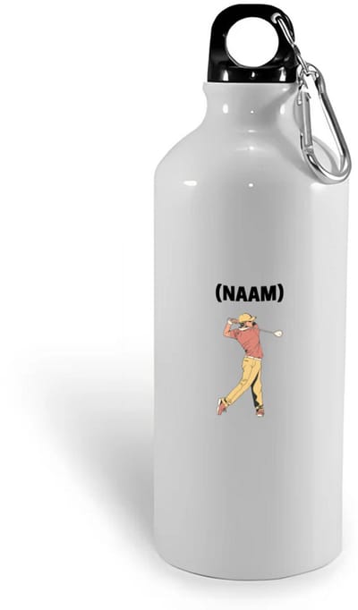 Hacebo® - Golf met eigen naam waterfles - Golfen - Golfer - Sport - water fles - 400ML