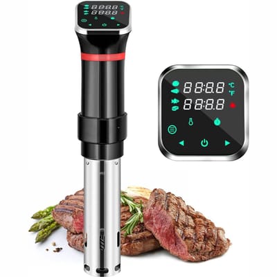 TIM® Sous Vide Stick - Sous Vide - Sous-Vide Stick - LCD-Display - 1100W - Zwart - 42cm x 16cm x 12cm