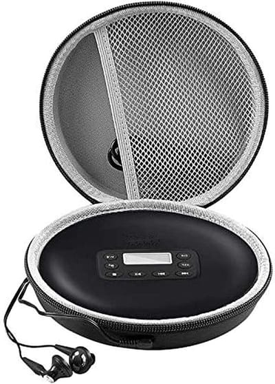 Portable CD player with Bluetooth and CD player for desk mounting/wall mounting(Black)