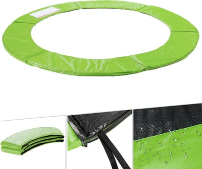 AREBOS - Trampoline Rand - 244 cm - Pvc - Beschermrand Trampoline - Lichtgroen