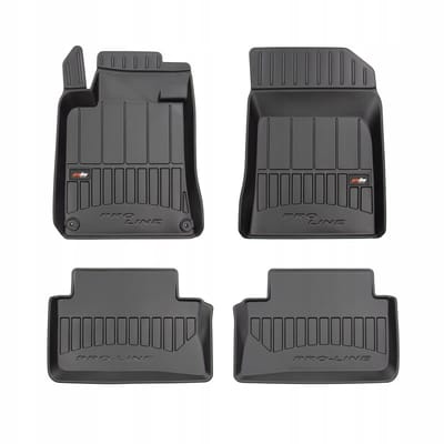 Frogum ProLine - Mattenset & Kofferbakmat - Peugeot 508 I Sedan (2010-2018) - Pasvorm - Zwart