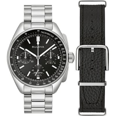 Bulova Lunar Pilot 96K111 Horloge - Staal - Zilverkleurig - Ø 43 mm