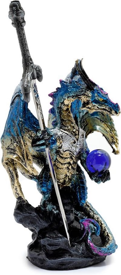Drakenbeeld-Storm Sorcerer Warrior- Draak