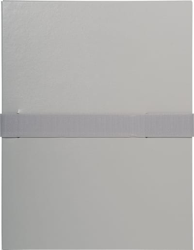 Exacompta 10x Map uitrekbare rug en klep in Balacron - 24x32 cm - Grijs - 630E