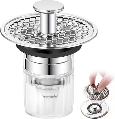 Afvoerstop met Haarfilter voor Wasbak 32–42 mm