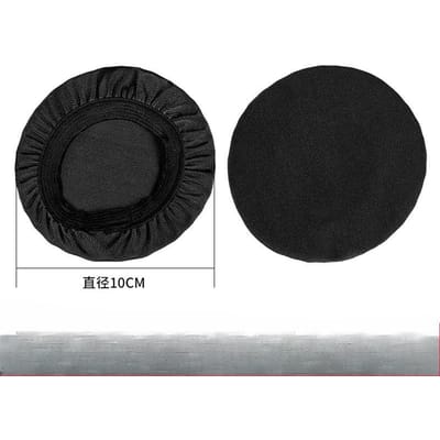 1 pièce Housse de casque Élastique Lavable Protection d'oreillette Housse anti-poussière pour casque supra-auriculaire haute qualité 10cm,1pc noir