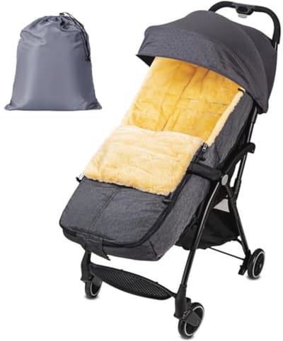 Winter voetenzak voor kinderwagens - Dubbellaagse, ademende en comfortabele oplossing voor baby's