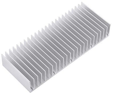 Koellichaam van Aluminium met Goede Thermische Geleidbaarheid - Versterker Koelradiator 150x59x25 mm