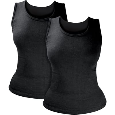 Heat Holders - 2 stuks dames winter thermisch ondergoed mouwloos vesttopje