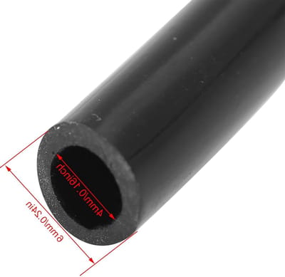 Drip Irrigation Hose 1/4 Inch Lege Distributielijn voor Tuinbewatering, 20m Tuinslang voor Irrigatiesysteem en Waterbeheer