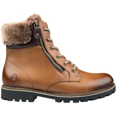 Remonte D8463-25 Veterboots Bruin Leer Dames - Bruin - 38