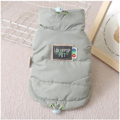 Gilet chaud à deux pattes pour petit chien, gilet décontracté à col haut et bouton-pression, manteau pour animal de compagnie, vêtements d'hiver pour chiots XL