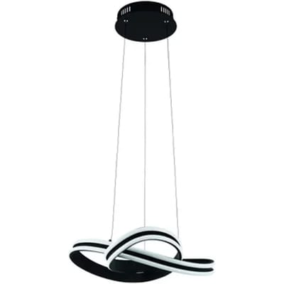 Eglo Hanglamp Led Corredera Zwart 2x18w