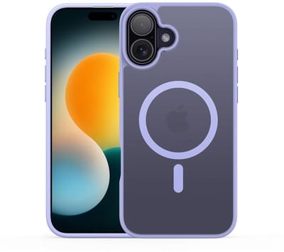 Dux Ducis Hoesje - Geschikt voor iPhone 17 Hoesje - Dux Ducis Yind Series - Back Cover Mat Transparant - MagSafe Compatible - Lavendel