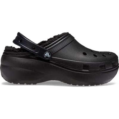 Klompen Crocs Sabots Classic Platform Lined doublure douce et floue