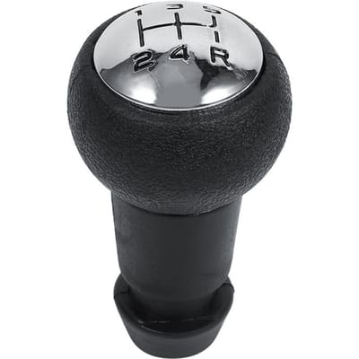 Universele Zwarte Auto 5 Versnellingen Versnellingspookknop Handgeschakeld Voor Peugeot 307 black