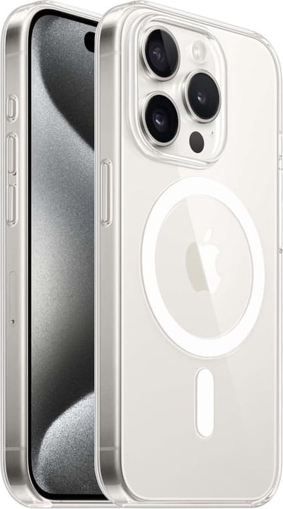 Casify Doorzichtig Hoesje geschikt voor MagSafe iPhone 15 Pro Hoesje - Transparant