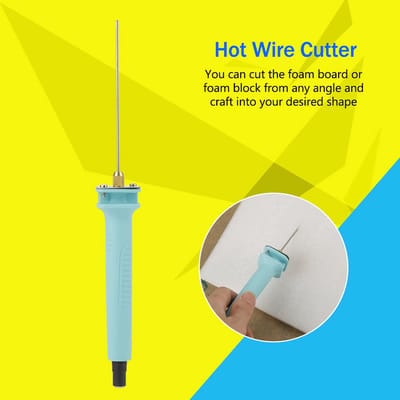 Store_7 - Snijmachine voor dik schuim - Elektrische schuimsnijder - Gemakkelijk snijden en vormen - Turquoise - Ideaal voor hobbyisten en professio...