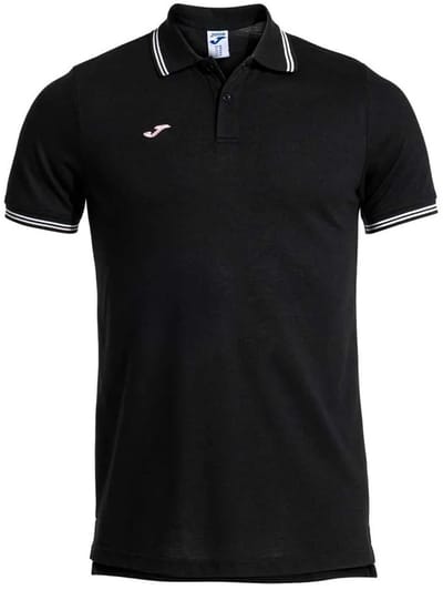Joma Confort Classic Korte Mouw Poloshirt Zwart L Man
