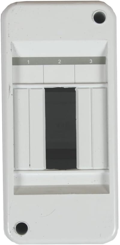Zekeringkast - Groepenkast - Elektrische Installatie - Schroefmontage - 7.5 x 6.5 x 5 cm - Wit