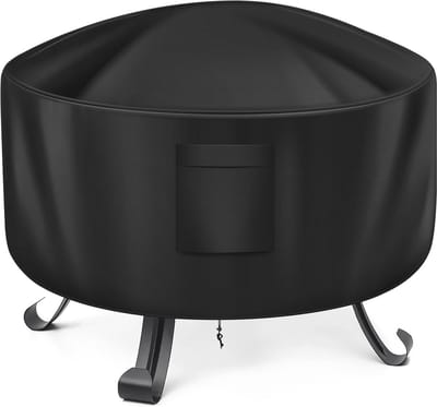 Ronde Vuurkorf Cover – 56,5 cm (34 inch) Heavy Duty Oxford Stof, Waterdicht en Duurzaam voor Buiten