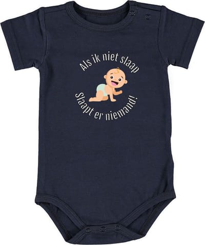 Baby Romper Grappig Kraamcadeau Geboorte Jongen