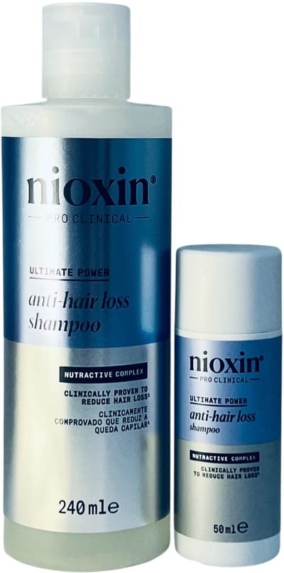 Nioxin Anti-hair loss Shampoo 240 ml + Reisverpakking 50 ml