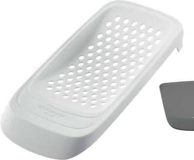 Westmark Spätzlerasp met flexibele deegschraper, kunststof, wit/grijs, Spatzl, 61132270