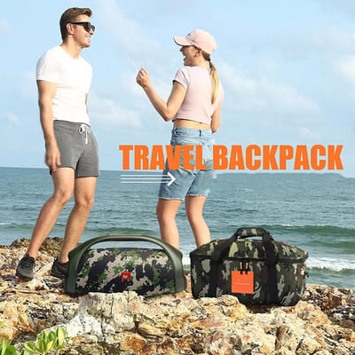 Draagbare Luidspreker Tas - Opbergtas Beschermhoes - Muziek Luisteren Onderweg - Waterdicht Camouflage Patroon
