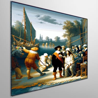 Kunstprint | Wanddecoratie | Dibond | 100 × 100 cm