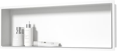 Dailygoods- Douche Nis Randloos - Douche Dispenser Muur - 304 Roestvrij Staal - 30 x 30 x 10 cm - Vlakke Montage - Duurzaam Design - Wandnis