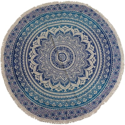 Ancient Wisdom - Windgong - Mandala drijfhouten kruiswindgong van Capiz-glas - decoratie - tuin - rust - geluid - handgemaakt - Indonesië - klank - sfeervol - buiten