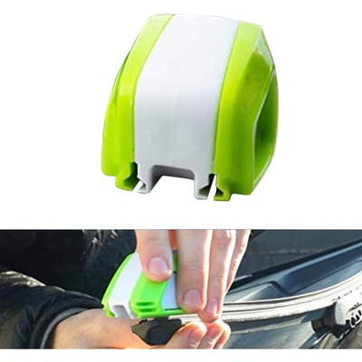 Outil de réparation d'essuie-glace Outil portable de rénovateur d'essuie-glace de pare-brise de voiture Accessoires de rénovation d'essuie-glace de véhicule green