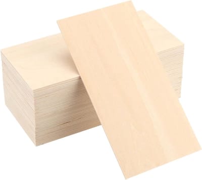 Set van 40 Onbehandelde Houten Planken 200 x 100 x 2 mm voor DIY Klussen, Modelleren en Schilderen