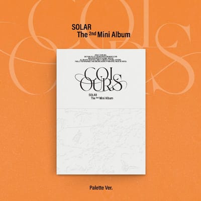 ZONNE(MAMAMOO) - KLEUREN Palet Ver. No poster orange