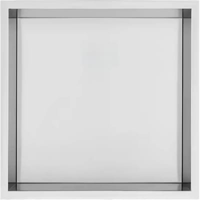 Douchenis PRO - Inbouwnis - Voor badkamer - Zeepopslag - Verzonken - 2 lagen - 33x33cm