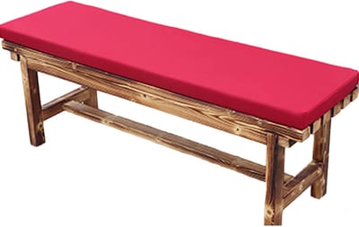 Tuinbank Kussen - Zitkussen Buiten - Ontspannen Zitten - Waterafstotende Hoes - 170 x 45 cm - Rood