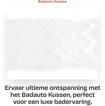 Dailygoods- Nekkussen Bad - Ademend 5D-netwerk - Antislip Zuignappen - Ondersteuning Hoofd en Rug - Comfortabel Badkussen - Spa-achtige Ervaring