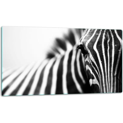 TMK ArtDeko - Snijplank - Glas - 52x30 cm - Zebra