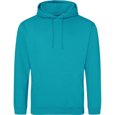 Just Hoods College Hoodie JH001 - LAGOON BLUE - XS