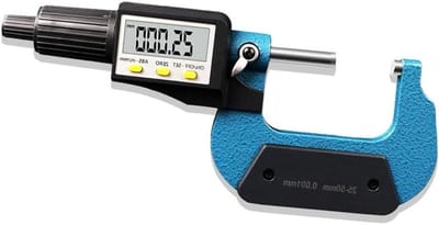 Digitale Micrometer - Precisie Meetinstrument - Nauwkeurig Meten - LCD Display - 25-50mm - Zilver