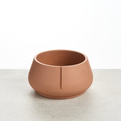 PINO Sandstone Hondenvoerbak Lange Oren (hondenkom) - Terracotta (Salmon Terra) - Medium ⌀14,6cm - 1200ml