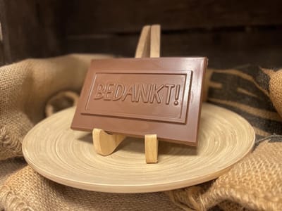 Chocolade tablet Bedankt - melk chocolade 200 gram