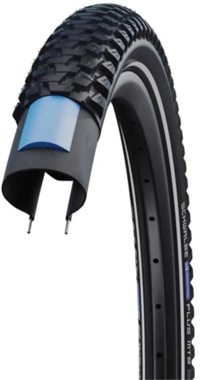 Schwalbe Marathon Plus Mtb Hs468 2026 27.5´´ X 2.60 Stijve Mtb-band Zilver 27.5´´ x 2.60