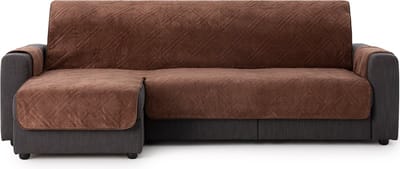 Belmarti Coral chaise-longue bankbeschermer links - 200 cm - Bruin