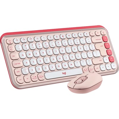 Logitech POP Icon Combo - Toetsenbord en Muis - Bluetooth - Qwerty US - Rose