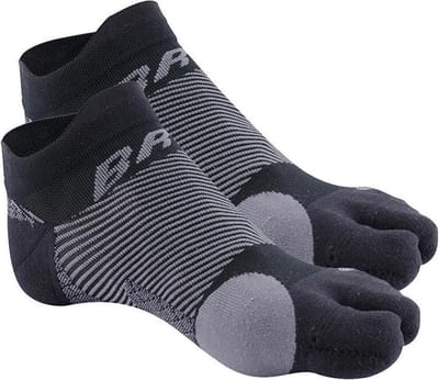 OS1st BR4 hallux valgus sokken maat S (34-37.5) – zwart – bunion – voetknobbel – gelpad beschermt tegen wrijving en druk – compressie van medische kwaliteit - naadloos