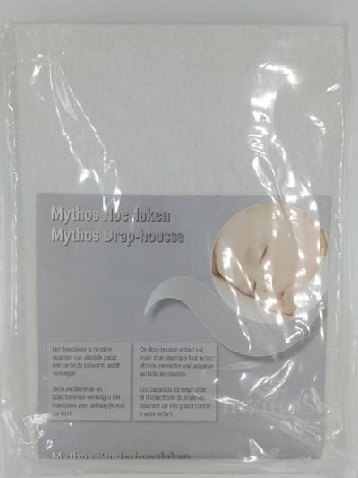 Mythos hoeslaken wieg jersey 40x80 - wit